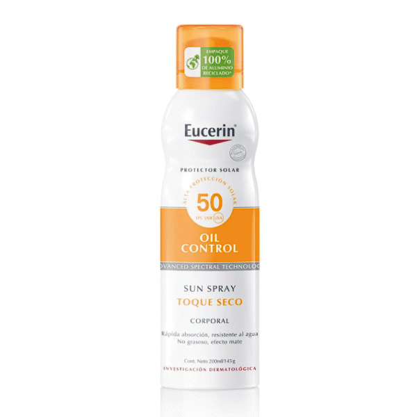 Eucerin Sun Spray Corporal FPS 50 Toque Seco 200 Ml