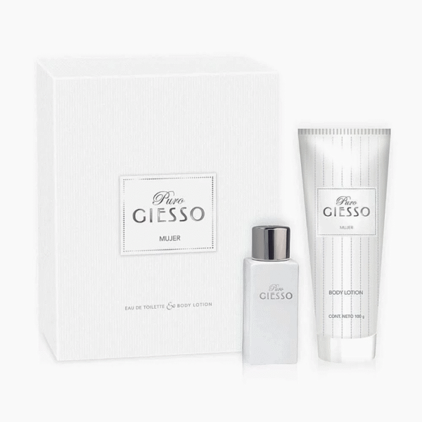 Set EDT Giesso Puro Femenino x 50 ml + Body Lotion x 100 g