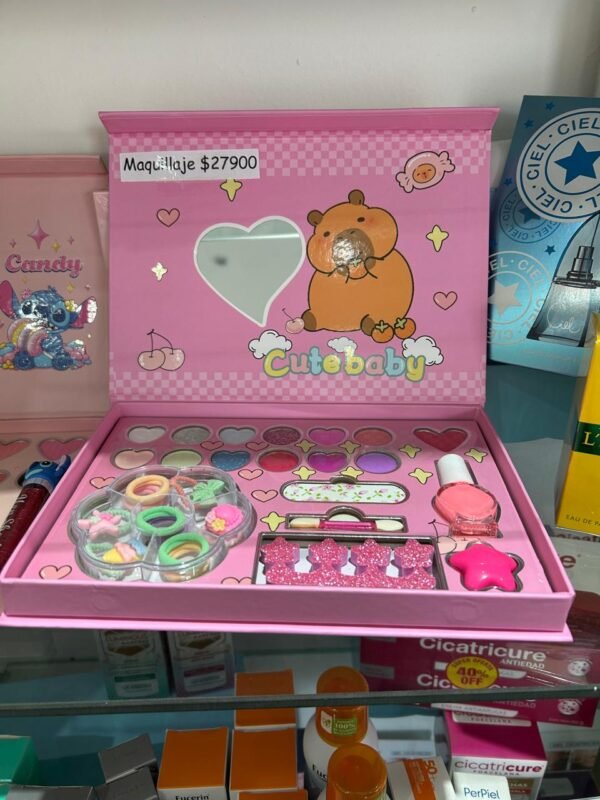 Kit de maquillaje infantil de Capibara